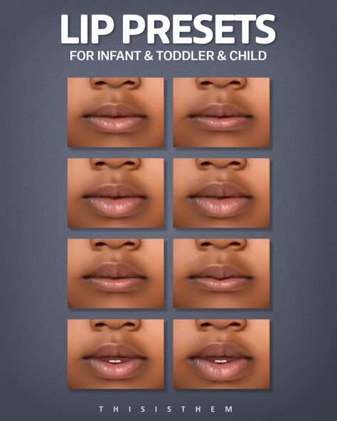 THISISTHEM — INFANT SKIN SET - Genetic & Presets Sims 4 Infant Lip Preset, Sims 4 Infant Teeth, Sims Cc Infant Skin, Sims 4 Cc Infant Lips, Toddler Skin Details Sims 4, Sims 4 Eye Presets Cc Patreon, Sims 4 Infant Body Preset, Sims 4 Cc Infant Face, Braces Cc Sims 4