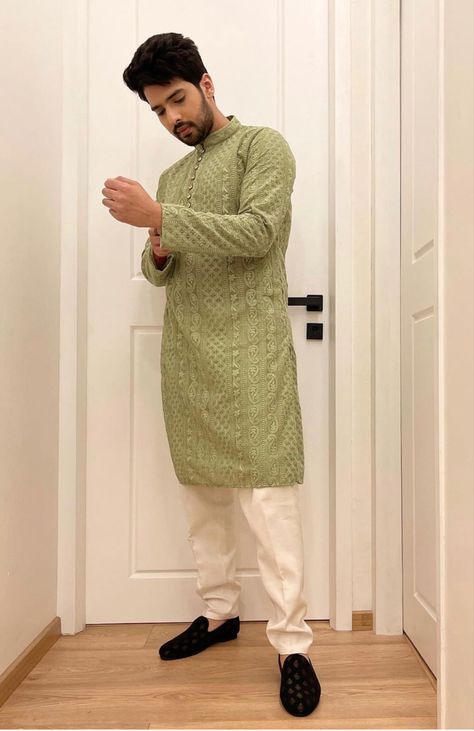 Kurta Colour For Men, Kurta Pyjama For Men Wedding, New Latest Kurta Pattern For Men, Trendy Kurta For Men, Haldi Boy, Wedding Dress For Boys, Kurta Poses, Men In Traditional, Mens Suit Colors