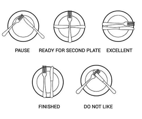 Plate Etiquette http://eastvalleywomensculinaryalliance.wordpress.com Dinning Etiquette, Table Etiquette, Dining Etiquette, Table Manners, Etiquette And Manners, 1000 Life Hacks, Lost Weight, Kitchen Hacks, Public Relations