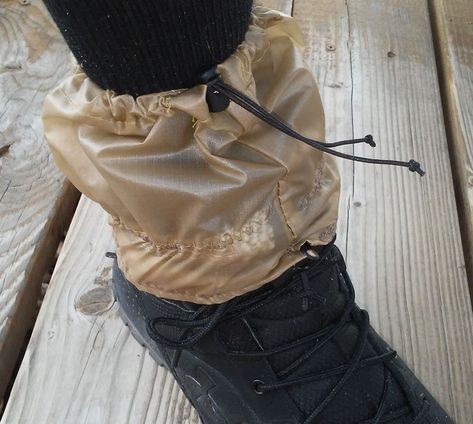 Hiking Gaiters, Mid Height Boots, Sewing Headbands, Recycle Crafts Diy, Bike Packing, Overhand Knot, Sewing Alterations, Hunting Boots, Hiking Boot