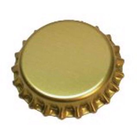 Crown Bottle, Gold Bottle, Wine Making Equipment, Home Brewing Equipment, Gold Bottles, Beer Bottle Caps, Crown Cap, Interactive Experience, Beer Caps