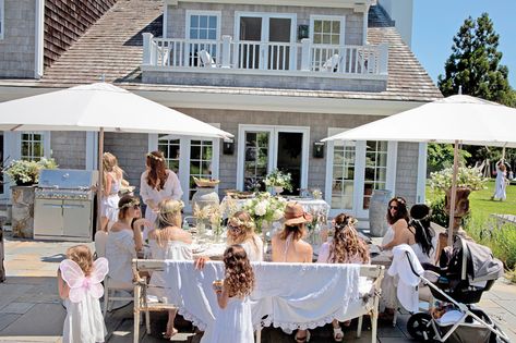 At Home with LoveShackFancy's Rebecca Hessel Cohen in Sagaponack - http://fashionweekdaily.com/at-home-with-loveshackfancys-rebecca-hessel-cohen-in-sagaponack/#utm_sguid=153444,c49731db-623f-3cc0-f31e-e5e3dffa45e4 Rebecca Cohen House, Love Shack Fancy Dinner Party, Rebecca Hessel Cohen Home, Rebecca Hessel, Rapunzel Outfit, Costal Granddaughter, Love Shack Fancy, Hamptons House, French Farmhouse