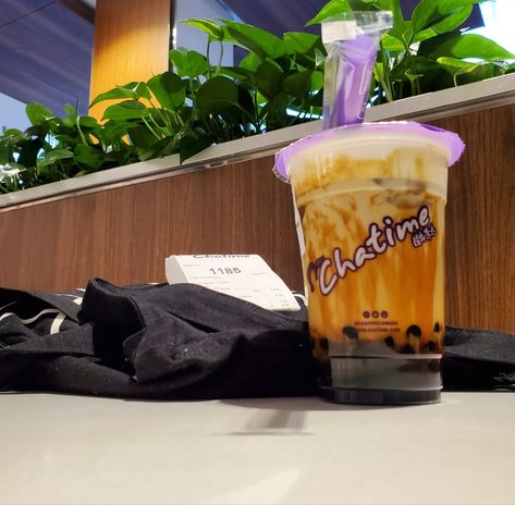 Boba from chat time at the mall At The Mall, Brown Sugar