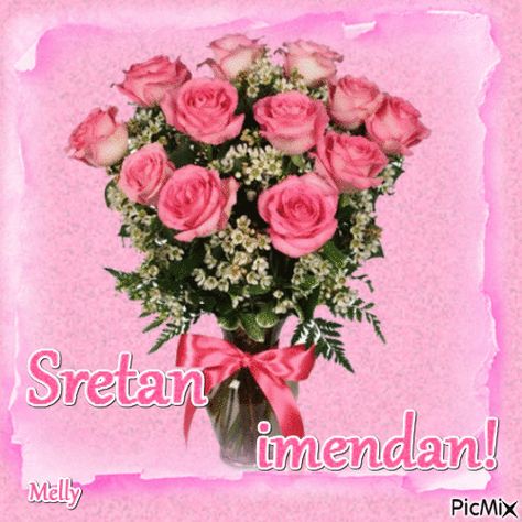 Sretan imendan! Sretan Rodendan, Pretty Flowers Photography, Mens Photoshoot, Christmas Planters, Birthday Flower, Happy B Day, Happy Birthday Images, Birthday Images, Birthday Flowers