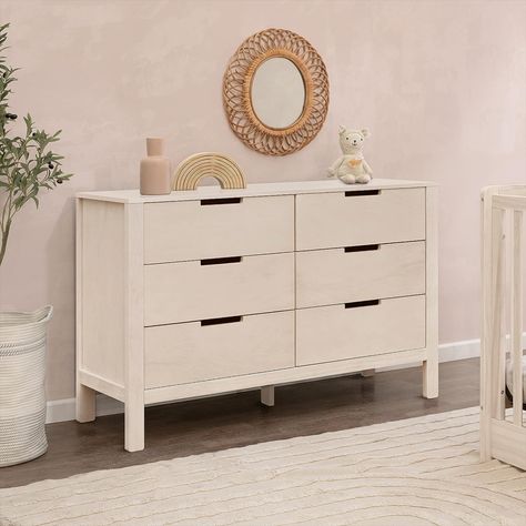 DURABILITY: 6 spacious drawers that can hold all the adorable baby clothes, blanket, and more. We've built this dresser with features like additional corner blocks to make it sturdier and long-lasting SMOOTH GLIDE: Pre-installed euro glides that make opening the drawers easy even when your hands are full with baby Changing Table Dresser, The Carter, Kids Dressers, 3 Drawer Dresser, Nursery Furniture Sets, Convertible Crib, Double Dresser, 6 Drawer Dresser, Metal Drawers