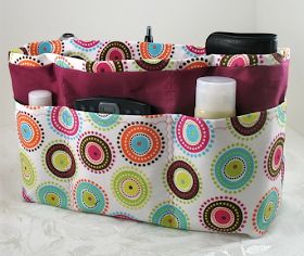 Purse Organizer Pattern, Sewing Pattern Free, Purse Organizer Insert, Purse Sewing Patterns, Purse Organizer, Sew Ins, Trendy Sewing, Costura Diy, Fabric Handbags