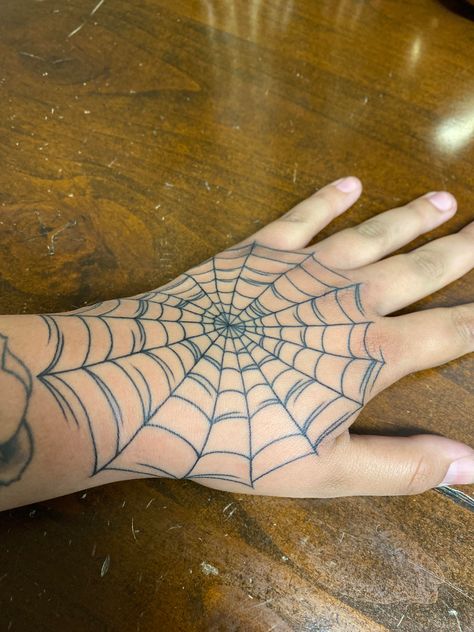 Web Hand Tattoo, Spider Web Hand Tattoo, Hand Tatto, Webbed Hands, Tattoo Sites, Spider Web Tattoo, Club Tattoo, Trending Tattoos, Cactus Tattoo