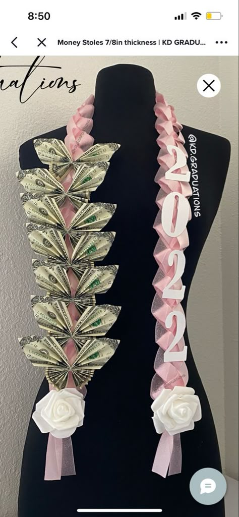 2 Beautiful Paper Flower Wall Hanging / Paper ... Graduation Leigh Ideas, How To Make Flower Leis For Graduation, Graduation Leis For Men, Grad Leis Diy Ribbon, Senior Picture Ideas Real Estate, Money Graduation Sash, Lay For Graduation, 8th Grade Promotion Lei Ideas, Graduation Rope Ideas