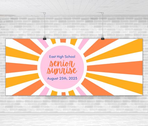 Available to buy on SendOwl Sunset Banner, Read Me When, Senior Sunset, Senior Sunrise, East High School, Senior Year Of High School, Senior Activities, 2023 Graduation, Being Held