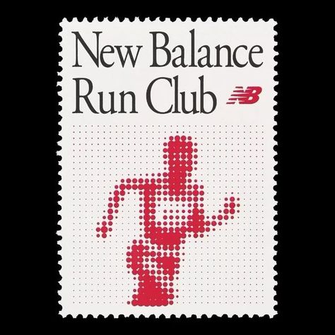 The Graphic Design Addict | New Balance Postage Stamp Collection by @masonreath   Tag or use #thegraphicaddict for a chance to get featured.  Follow @thegraphicaddic... | Instagram Stamps Graphic Design, New Balance Graphic Design, Running Design Graphic, Walking Graphic Design, Vintage Running Aesthetic, Sports Typography Design, Running Graphic Design, Run Graphic Design, Stamp Graphic Design