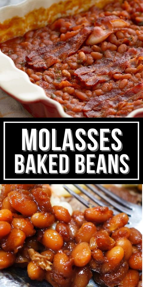 Molasses Baked Beans Slow Cooker, Baked Beans With Turkey Meat, Gluten Free Baked Beans Recipe, Martha Stewart Baked Beans, Picnic Beans Recipe, Baked Beans Molasses, Baked Beans Recipe For Large Crowd, Baked Beans With Molasses Recipe, Baked Beans With Molasses And Bacon