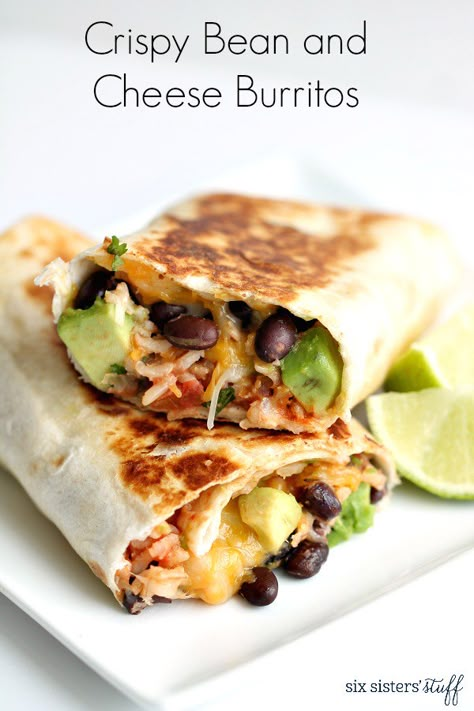 Burritos Recipe, Meatless Dinner, Quick Dinner Recipes, Meatless Meals, Fajitas, Quick Dinner, Vegetarian Dishes, Burritos, Black Beans