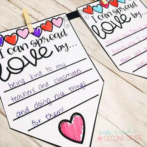 Spread some love in your classroom with this simple Valentines writing activity! (Pssst...perfect for February morning… | Instagram Valentines Day Ideas For School, Valentines Writing Activities, Valentines Writing, Preschool Valentines Activities, Valentines Activities, February Classroom, Valentines Day Bulletin Board, Kindergarten Valentines, Fun Valentines Day Ideas