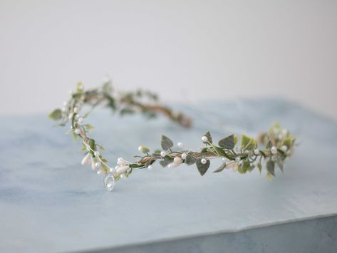 Elf Headpiece, Fairy Tiara, Elven Circlet, Elven Crown, Fantasy Ball, Crown Fairy, Crown Crystal, White Fairy, Fairy Crown