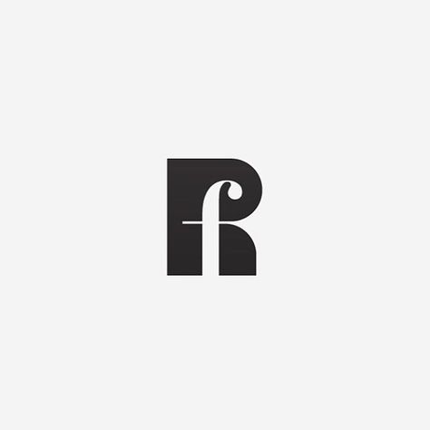 RF Monogram by Julius Seniūnas @juliusseniunas  SHOW SOME LOVE  logoinspiration.net/rf-monogram Rf Monogram, Graphic Design Portfolio Inspiration, Tile Design Pattern, Startup Logo, Best T Shirt Designs, Logos Inspiration, Quality Logo, Initials Logo, Letter Logo Design