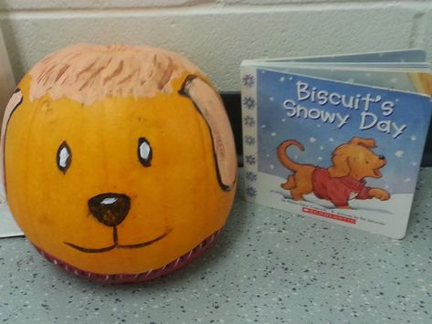 Pumpkin Book Report Project, Biscuit The Dog, Pumpkin Book Report, Book Pumpkins, Halloween Things To Do, Book Character Pumpkins, Book Pumpkin, Story Book Pumpkin, Pumpkin Character