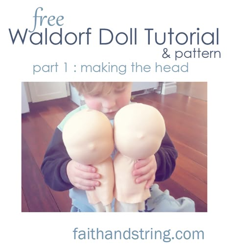 Tiny Dolls Diy, Diy Waldorf Doll, Waldorf Doll Pattern Free, Free Doll Patterns, Fabric Dolls Tutorial, Waldorf Doll Tutorial, Comfort Dolls, Reborn Art, Cuddly Doll