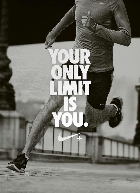 Your only limit is you! #MotivationalWednesday Nike Quotes, Basketball Nike, Michelle Lewin, Running Quotes, Running Inspiration, Sports Quotes, Nike Football, Gym Humor, Sport Motivation