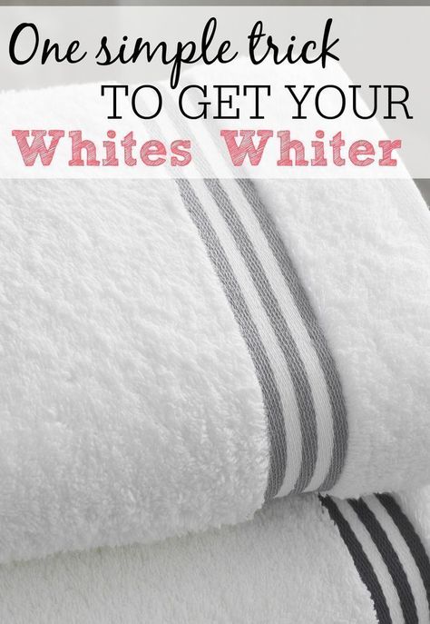 Do you have those clothes that after a couple of years the whites look gray instead of white? I have had that problem for years and never knew what to do about it until a few months ago. I was talking about how my microfiber clothes were a dingy gray colo Cleaning White Clothes, How To Whiten Clothes, Dingy Whites, Washing White Clothes, Clean Baking Pans, Cleaning Painted Walls, White Laundry, Deep Cleaning Tips, Household Cleaning Tips