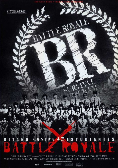 Battle Royale - Kinji Fukasaku (2000) Drama Films, Gods Will, Ninth Grade, Asian Film, Japanese Movies, Japanese Film, Battle Royal, Ishikawa, Quentin Tarantino