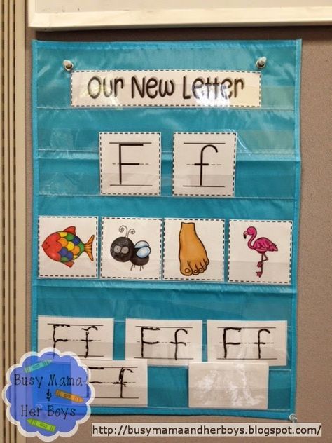 Kindergarten Small Groups, Letter Of The Day, Pocket Chart Activities, Abc Activities, Pre K Activities, Preschool Literacy, Letter Of The Week, Preschool Letters, Pocket Chart