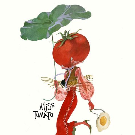 Vikki Zhang 张文绮 on Instagram: "“Miss Tomato and Her Neighbors" --Miss Onion and Madame Cauliflower. They were all newcomers to New Pot City. Miss Onion came from a Kung fu family, whose grandfather was a popular martial artist and an actor. Madame Cauliflower worked hard to be a novelist. Virginia Woolf said “A woman must have money and a room of her own if she is to write fiction.” Fortunately, she has owned both already. #illustration #illustrator #vegetableladies #vegan #vegetable #gouache" Vikki Zhang, Kung Fu Movies, 20th Birthday Party, Book Story, Design Board, Story Telling, Love Illustration, 20th Birthday, Greek Art