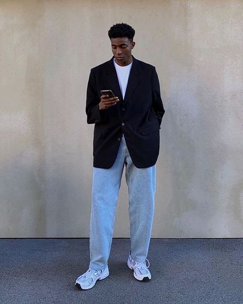 Vintage Outfits For Men, Spiritual Fashion, Blazer Outfits Men, Classy Wear, Style Moodboard, Street Style Outfits Men, Mens Fashion Inspiration, Mens Outfit Inspiration, Mens Fashion Streetwear