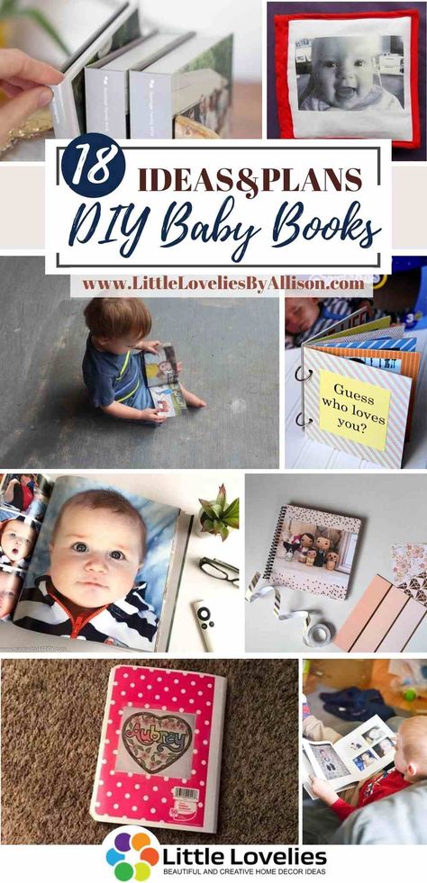 The best ways to keep memories are to print them. If you want to keep cool memories of every stage of your baby’s development, you can always do that in print. The good thing is that, when they grow old, the books will never be outdated. In this article, I have put together a list of 18 DIY baby books that you can DIY easily. 1. DIY Beautiful Baby Book There are a couple of ideas on how to decorate your own baby #book Baby Keepsake Ideas Diy, Diy Baby Books, Baby Memory Book Ideas, Diy Baby Book Ideas, Baby Book Ideas Scrapbook, Baby Book Ideas, Diy Baby Book, Scrapbook Baby Book Ideas, Baby Picture Book