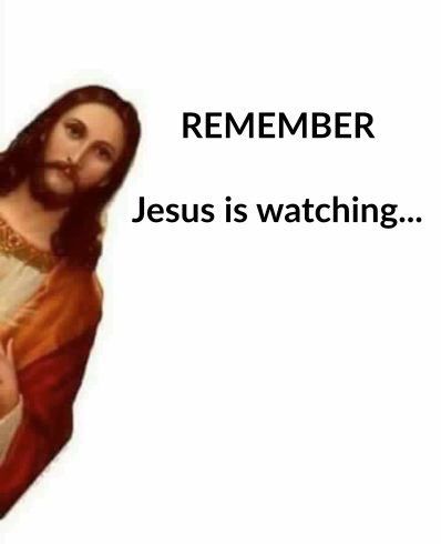 Funny Jesus Memes, Jesus Memes, Virgin Mary Statue, Bear Drawing, Mary Statue, One Last Time, They Left, Miss U, Jesus Is