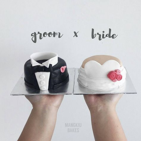 Bachelorette Cake For Groom, Mini Fondant Cakes, Groom Cakes, Bachelorette Cake, Bride And Groom Cake, Story Wedding, Love Story Wedding, Groom Cake, Awesome Cakes