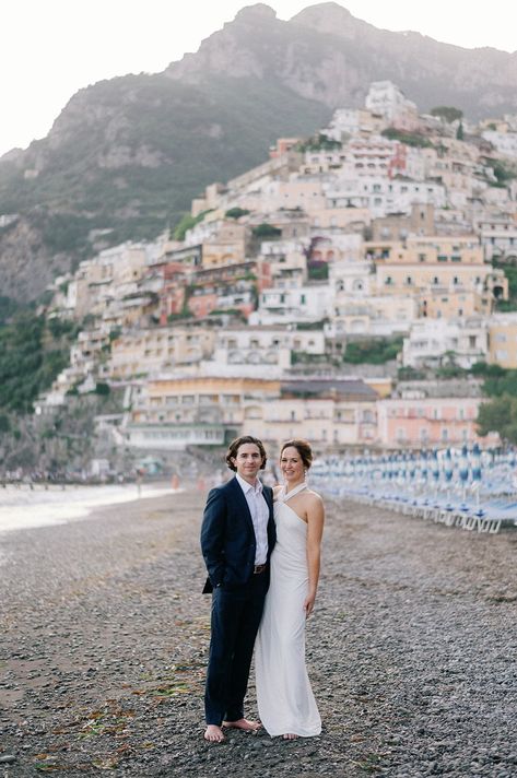 How to Elope In Positano, Italy — Sistered States Canon Beach, Vow Exchange, Italy Elopement, Amalfi Coast Positano, Modern Elopement, Amalfi Coast Wedding, How To Elope, Most Romantic Places, Positano Italy