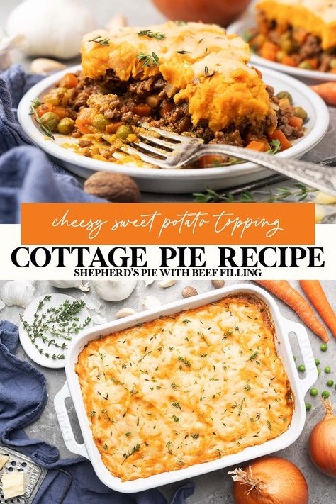 cottage pie with sweet potato pin Turkey And Sweet Potato Shepards Pie, Cottage Pie With Sweet Potato, Shepherds Pie Recipe With Sweet Potato, Shepards Pie With Sweet Potato, Shepards Pie Gluten Free, Turkey Shepherds Pie Recipe Sweet Potato, Shepherds Pie With Sweet Potato, Shepherds Pie Recipe Sweet Potato, Sweet Potatoe Shepard’s Pie