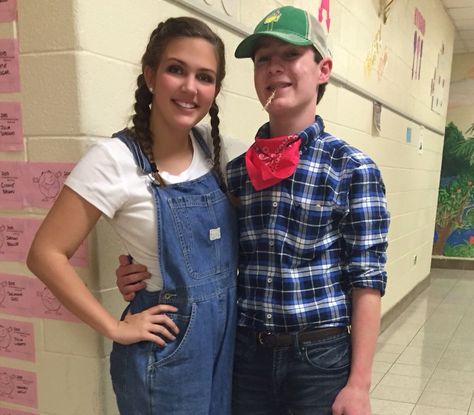 Spirit week Farmers day! Farmer Day Spirit Week Outfit, Farmer Costume Kids, Career Day Outfits Spirit Week, Diy Farmer Costume, Career Day Outfits, Farmer Costume, Farmers Day, Spirit Week Outfits, Week Outfits