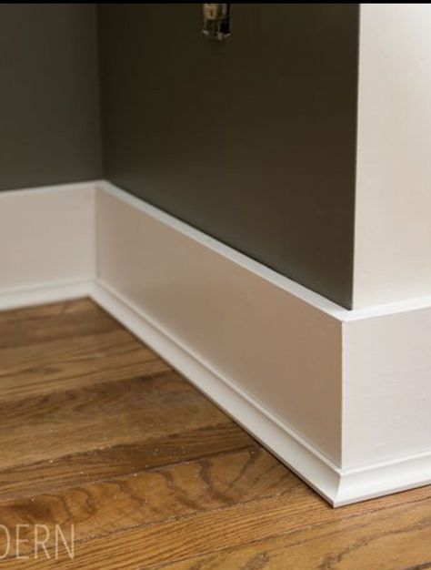 Modern Traditional Baseboard, Modern Moldings And Trim Ideas, 6 In Baseboards, 2023 Baseboard Trends, Rustic Moldings And Trim, Baseboards And Trim 2023, 7 Inch Baseboards, 1x8 Baseboard Trim, Floor Moulding Baseboards