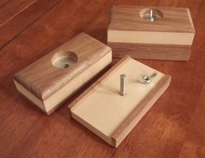 Diy Sanding, Sanding Tips, Sanding Blocks, Sanding Tools, Small Woodworking Projects, Sanding Block, Nuts And Washers, Woodworking Workshop, Homemade Tools