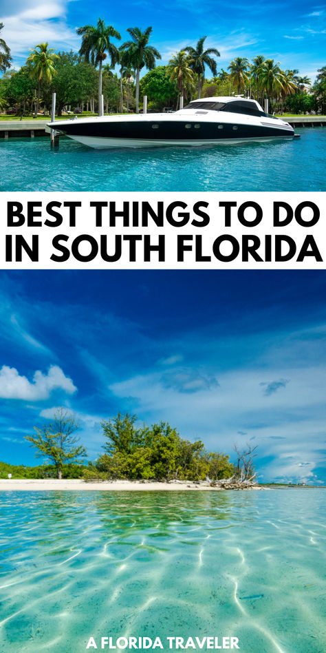 Are you visiting South Florida and want to know some of the best things to do in this region? Here are some of the best things to do in South Florida to have a great vacation. Things To Do In South Florida, South Florida Wedding Venues, Best Beaches In Florida, Vacation In Florida, Best Beach In Florida, Travel Miami, Florida Bucket List, Florida Family Vacation, Beaches In Florida