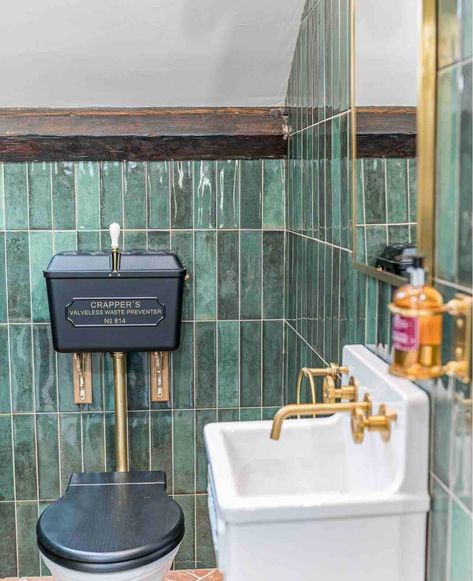 Thomas Crapper Cloakroom, Thomas Crapper, Small Downstairs Toilet, Cotswold House, Cloakroom Toilet, Cloakroom Basin, Downstairs Toilet, Downstairs Bathroom, Boot Room