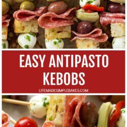 Easy Antipasto, Appetizer Skewers, Antipasto Kabobs, Life Made Simple, Italian Antipasto, Marinated Vegetables, Small Food Processor, Easy Italian, Party Appetizer