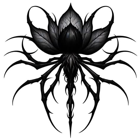 Small Demonic Tattoos, Gothic Lotus Tattoo, Cover Up Tattoos Ideas Female, Sigil Flower Tattoo, Tattoo Coverups Men, Purple And Black Tattoo, Poison Flower Tattoo, Back Tattoos Women Full, Big Cover Up Tattoos Men