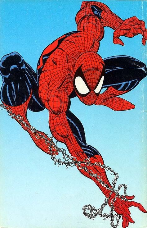 Spiderman by Erik Larsen Erik Larsen Spiderman, 90s Spiderman Comics, Eric Larsen Art, Vintage Spiderman Comic Wallpaper, Spider Man Physique Comics, Erik Larsen, Comic Pics, Spider Man Old Comics, Spiderman Comic Art