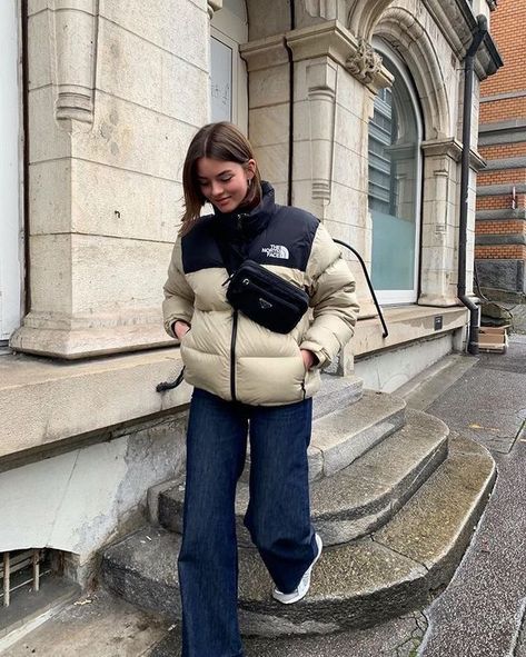 Winter Hipster, Doudoune The North Face, Outfit Elegantes, Cold Outfits, Puffy Jacket, Winter Fits, Mode Inspo, 가을 패션, Fashion 2020