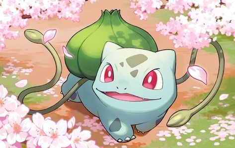 Pokemon Bulbasaur, Game Artwork, Pokemon Art, Mythical Creatures, Illustration Art, Pokemon, Mario Characters, Anime, Fictional Characters