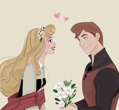 Disney Princess Aurora And Prince Philip, Aurora And Prince Philip Aesthetic, Disney Prince And Princess Aesthetic, Aurora And Phillip Fan Art, Disney Princess With Prince, Princess And Prince Aesthetic, Disney Princess And Princes, Prince Philip And Aurora, Prince And Princess Aesthetic