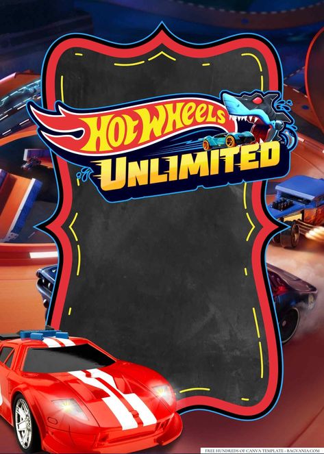 Cool 16+ Hot Wheels Birthday Invitation Templates #free #freeinvitation2019 #birthday #disney #invitations #invitationtemplates Hot Wheels Invitations Template, Hot Wheels Birthday Invitations, Hot Wheel Printables, Toy Store Design, Hot Wheels Invitations, Hotwheels Birthday Party, Super Mario Bros Party, Hot Wheels Party, Hot Wheels Birthday