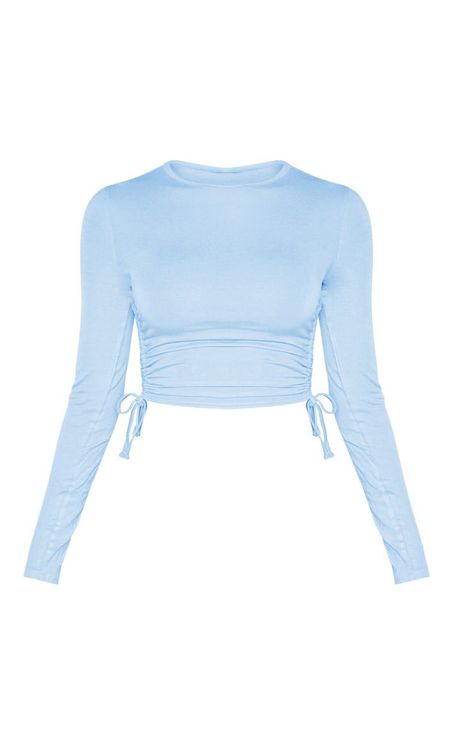 Blue Jersey, Causual Outfits, Crop Top Outfits, Teenage Fashion Outfits, Looks Style, Dream Clothes, Teen Fashion Outfits, Cropped Top, Cute Casual Outfits