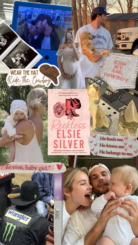 Reckless - Elsie Silver #recklesselsiesilver #chestnutspringsseries #books #bookaesthetic Romcom Books, Elsie Silver, Romance Books Worth Reading, Romance Series Books, Collage Book, The Book Club, Summer Books, Dream Book, Romantic Books