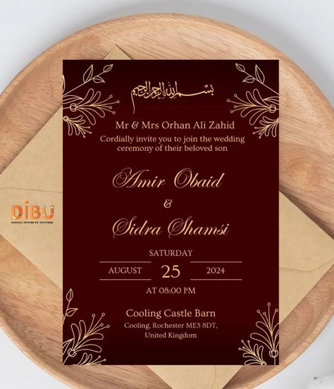 Cherish your special moment with our elegantly simple wedding reception card – the perfect way to invite your your loved once 💌 . . #digitalinvitesbyuniverse #weddingcardsdesign #ecardsforyou #receptioncards #reception #weddingseason #wedding #digitalinvitation #savethedatecards #savethedateinvites♥️ Simple And Elegant Wedding Invitations, Reception Cards Invitation, Simple Wedding Invitation Card, Baby Birth Announcements, Wedding Reception Card, Simple Wedding Reception, Wedding Reception Cards, Invites Wedding, Baby Birth Announcement