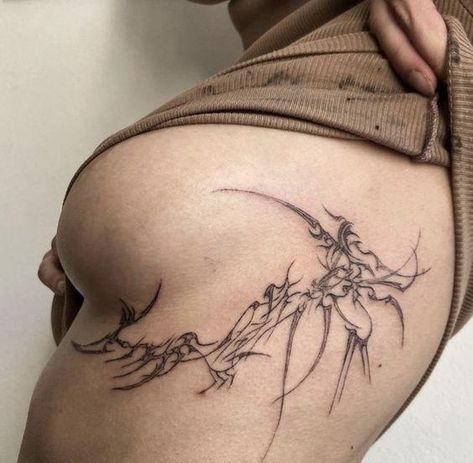 Cyberciligism Tattoo, Discreet Tattoos, Hot Tattoos, Aesthetic Tattoo, Black Ink Tattoos, Elegant Tattoos, Dope Tattoos, Simplistic Tattoos, Best Tattoo