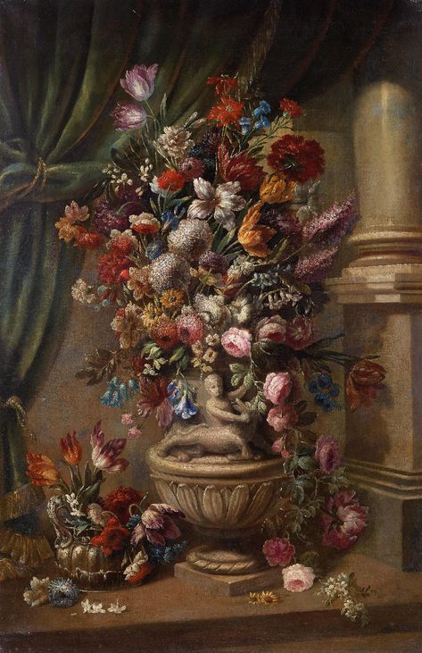 Old Paintings 18th Century, Old Master Paintings, Noble Collection, English Projects, Master Paintings, Mixed Flowers, 18th Century Paintings, Flowers In A Vase, Plant Drawing