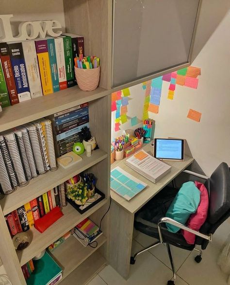 Study Table Organization, Aesthetic Workspace, Study Table Designs, Study Desk Decor, Study Corner, Study Organization, Study Room Decor, Minimalist Room, Study Motivation Inspiration